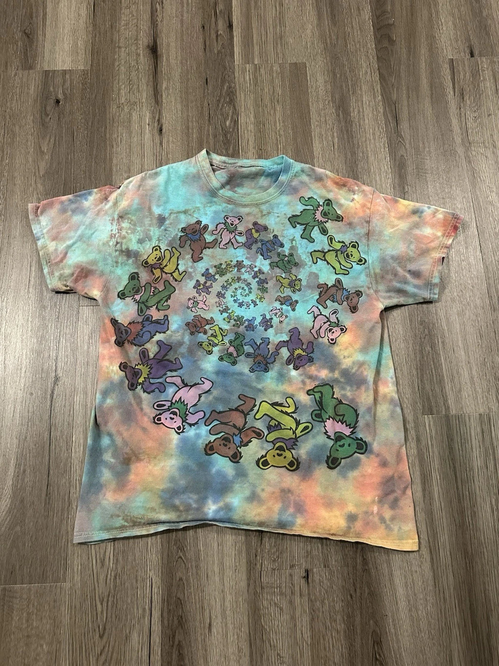 Vintage Y2K Grateful Dead Jerry Garcia tie dye tee shirt M