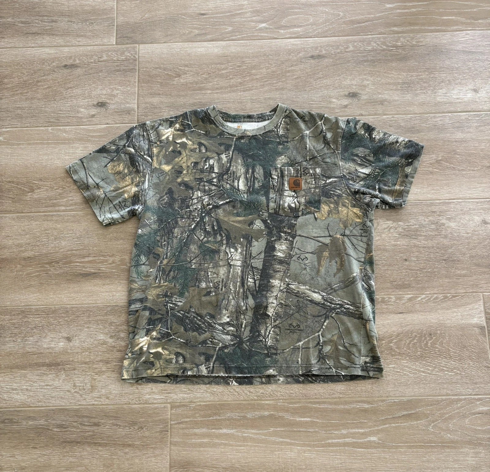 CARHARTT REALTREE CAMO T-SHIRT MEN’S MEDIUM K287 977