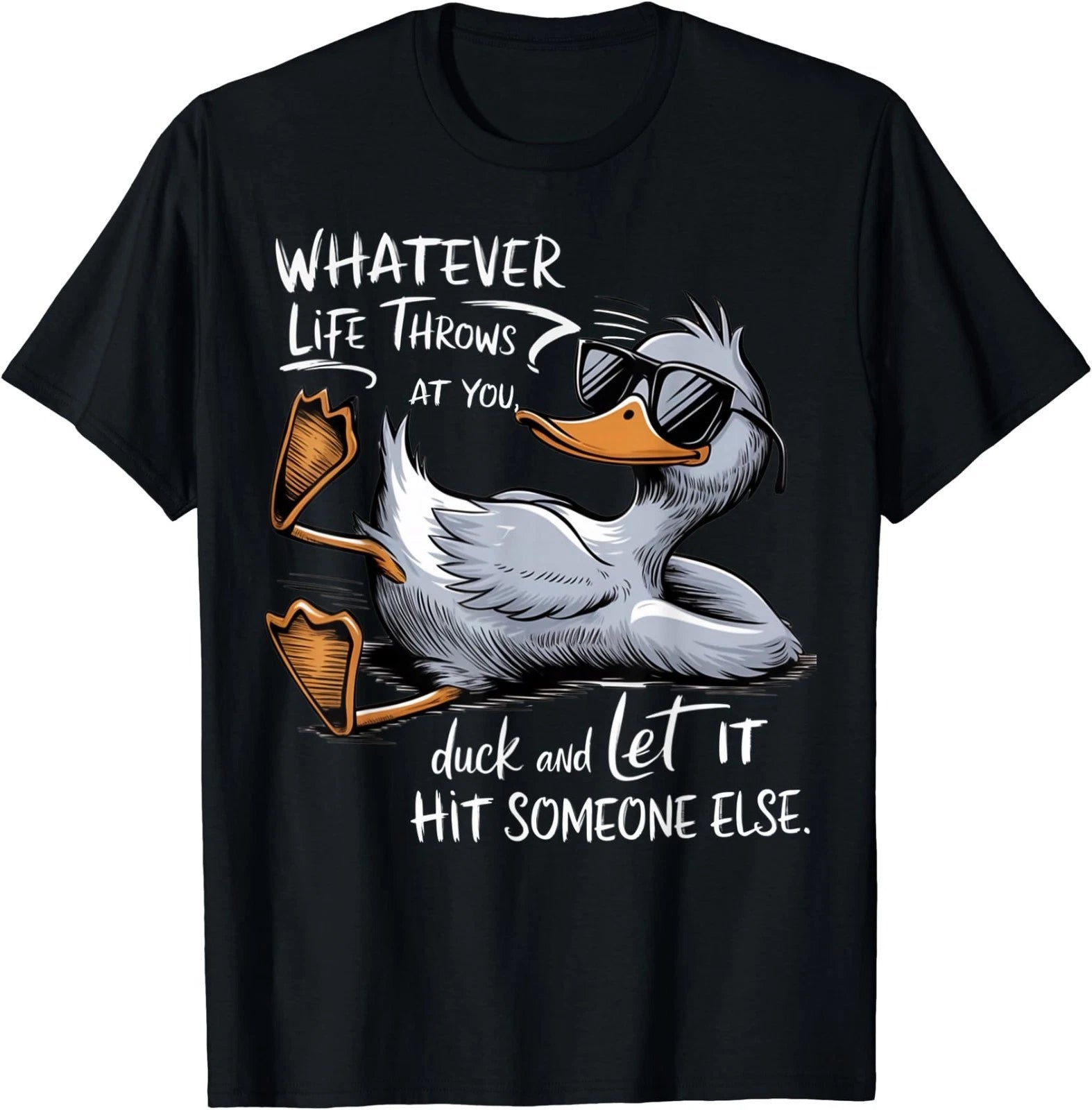 Funny Duck Graphic Tees Men Women Teens Funny Quote Gift T-Shirt