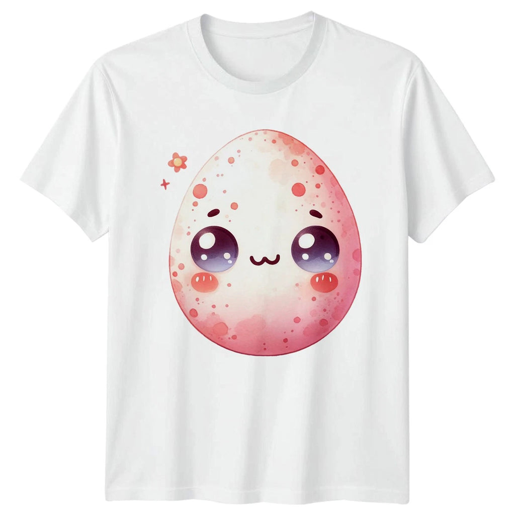 Cute Spotted Kawaii Easter Egg T-Shirt Adorable Character Spring Gift