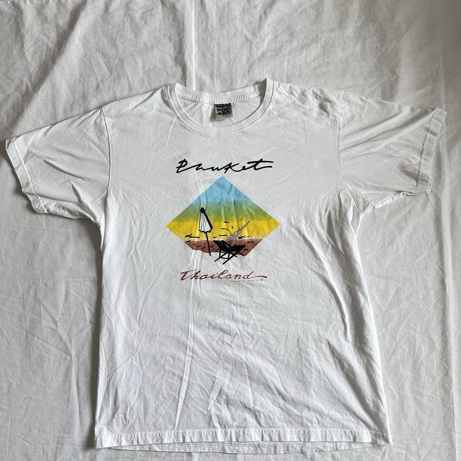 Rare!! Vintage Style Painting Pop Art T-shirt Medium size