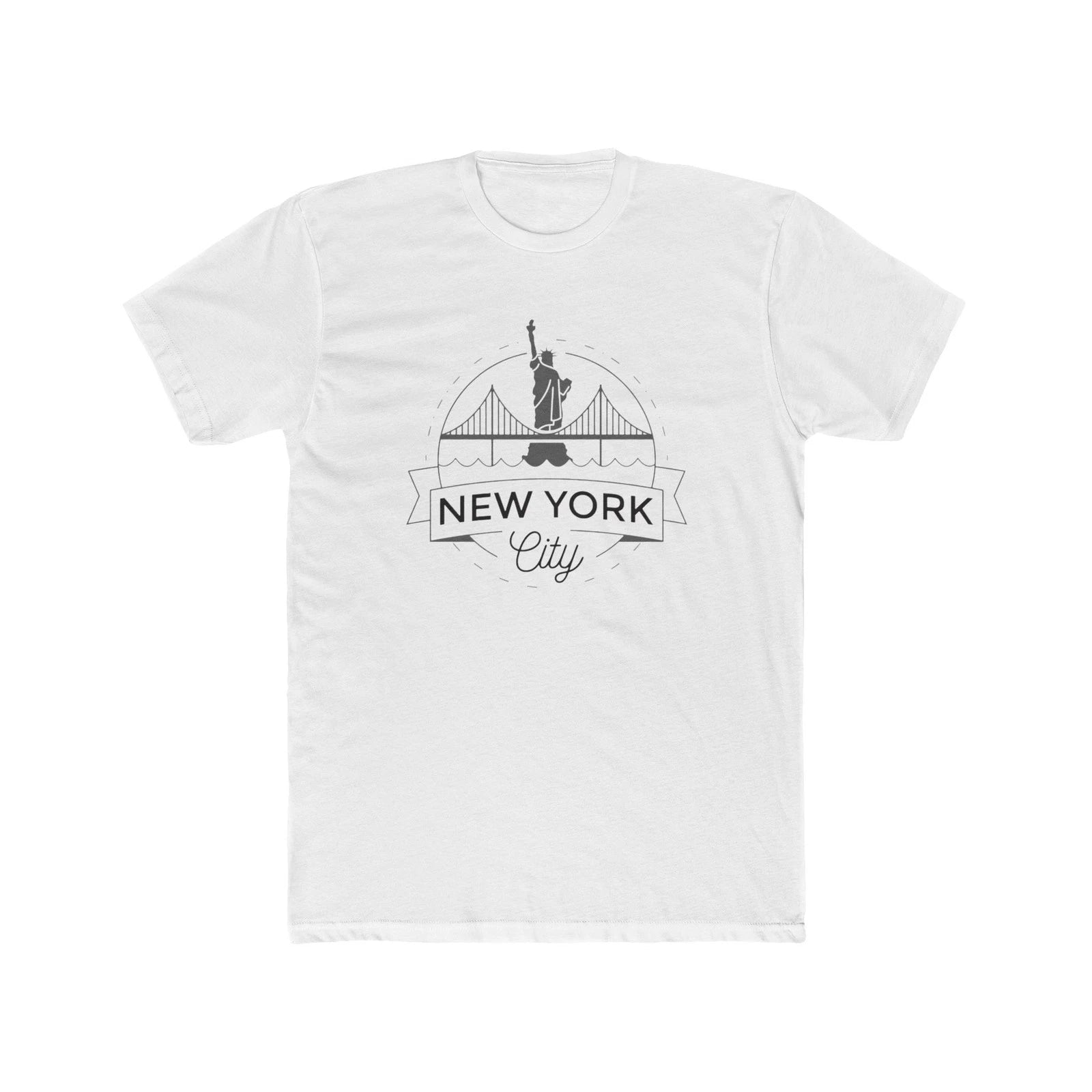 NYC Graphic Tee #3 Men's Cotton Crew Tee Shirt Trendy Edgy