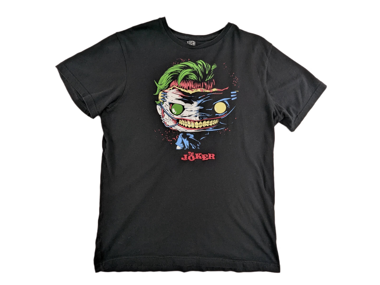 Funko Pop Tees Batman The Joker DC Comics T Shirt Mens Small Black Graphic Print