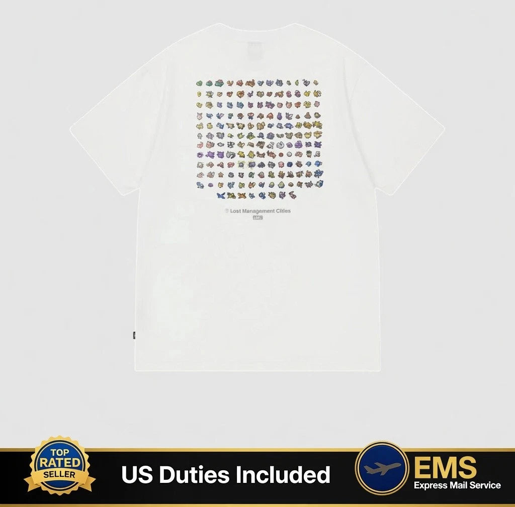 LMC x Pokemon Pixel Art 151 T-Shirt White, (100% Authentic)