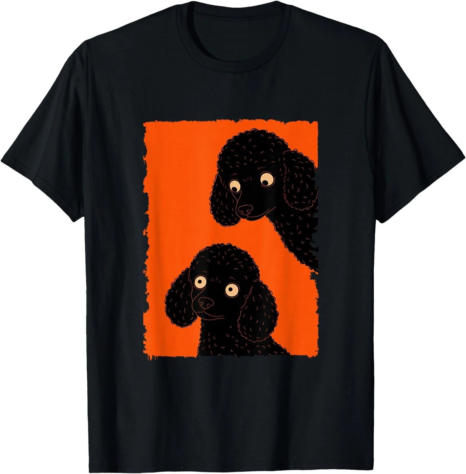 Two Weird Poodles Horror Style Meme Creepy T-Shirt
