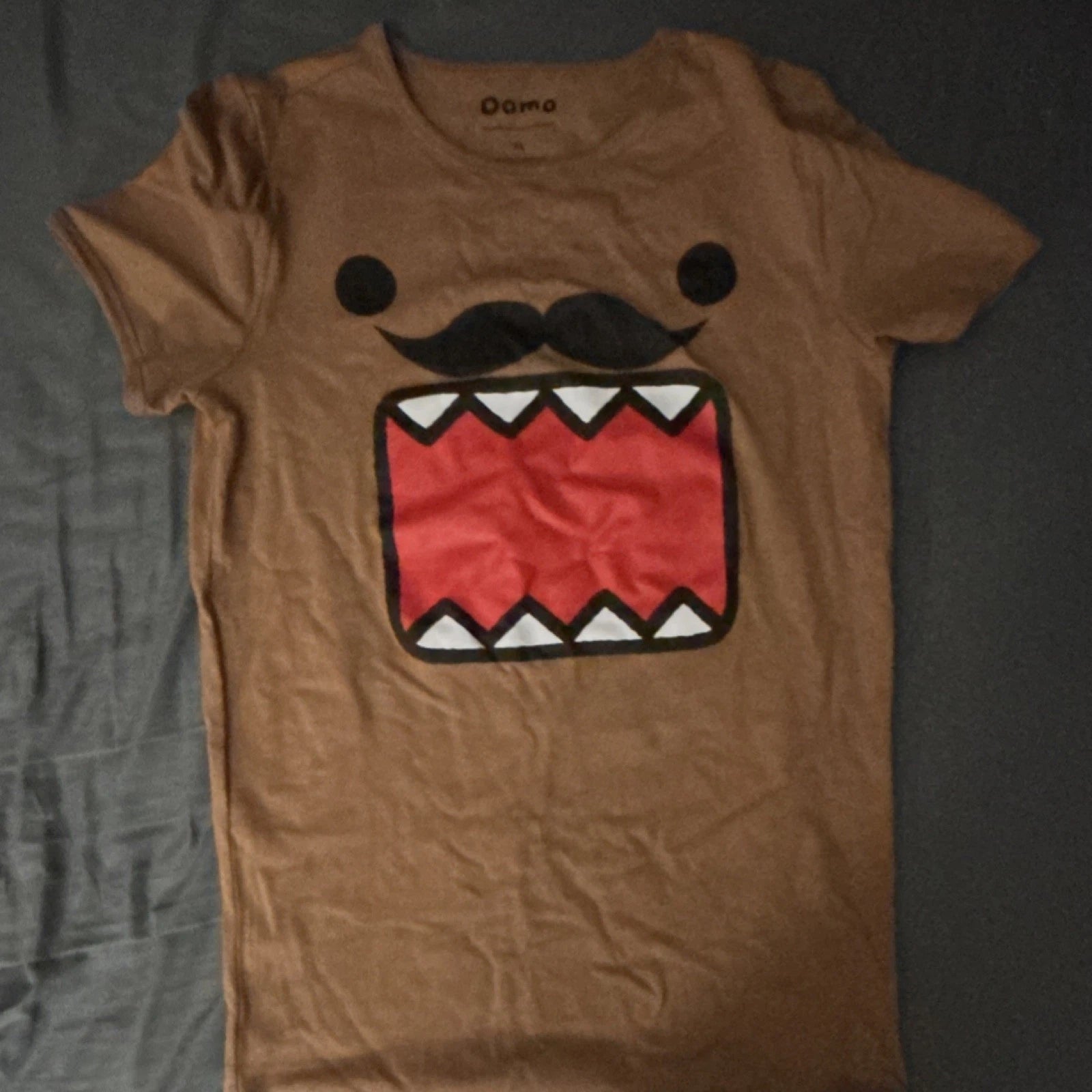 Domo Graphic Print Cartoon Character Women’s XL Short Sleeve Cotton T-Shirt