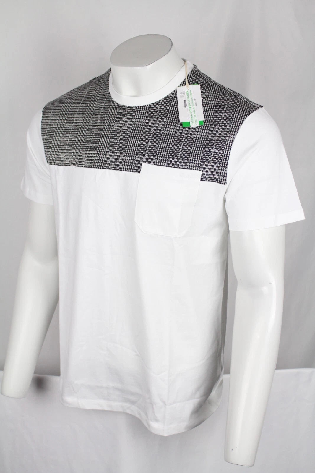 Guess Jeans Men's Brenton Short Sleeve Pocket T Shirt Pure White