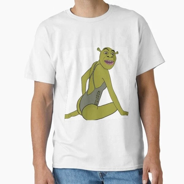 shrek meme funny shrek mallot de bain Classic T-Shirt Made in US/AUS Size S-2XL