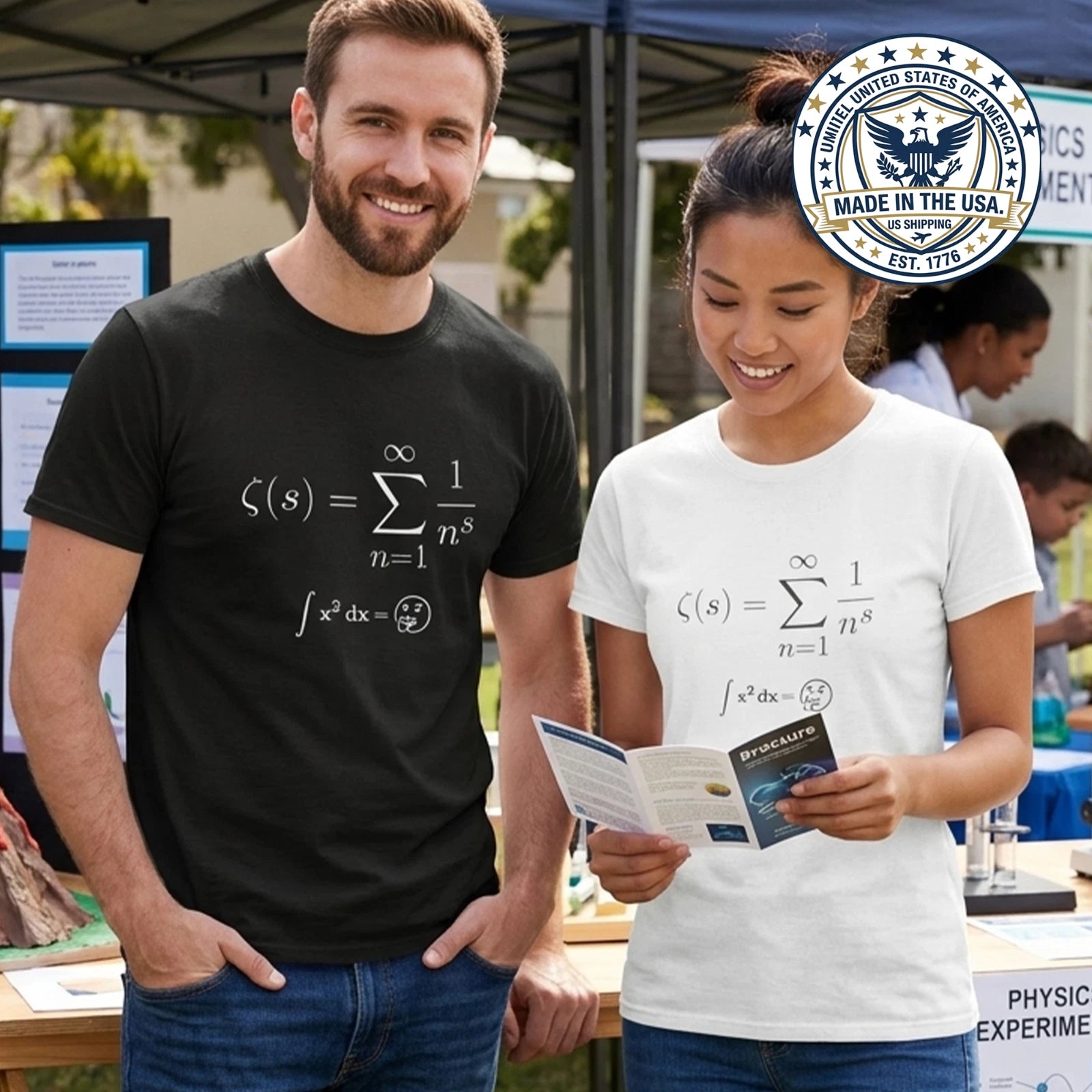 Funny Math T Shirt Riemann Hypothesis Zeta Function Nerd Geek Calculus Science G