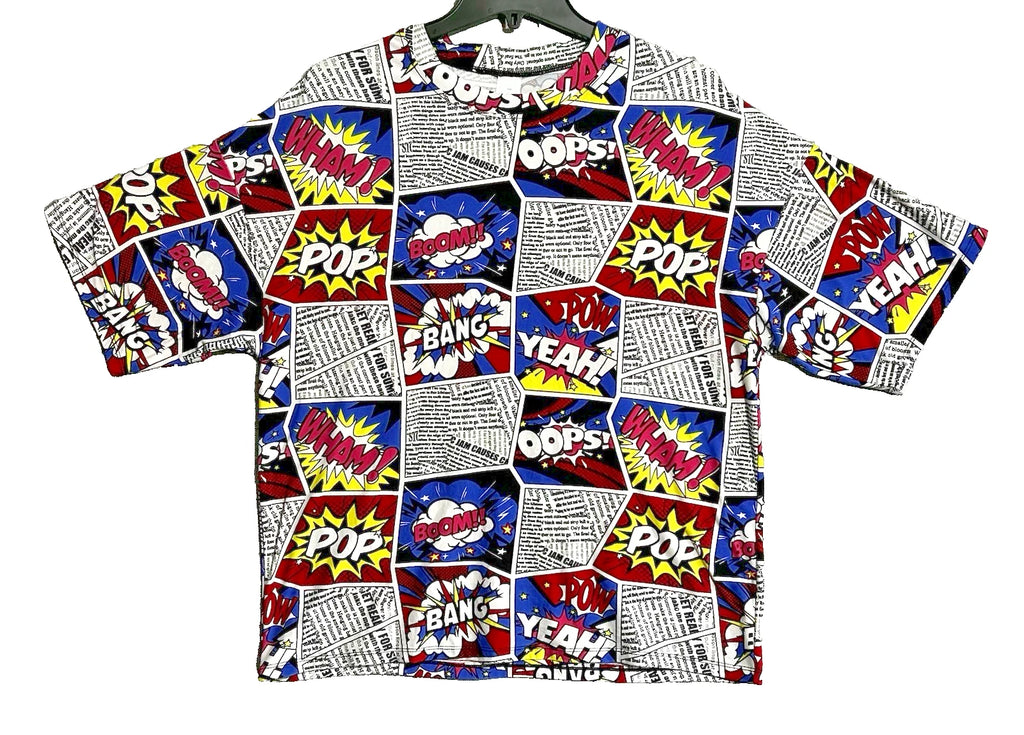 I Believe Brand Comic Book Style Pop Art Shirt Wham Pop Oops Small Ultra Soft