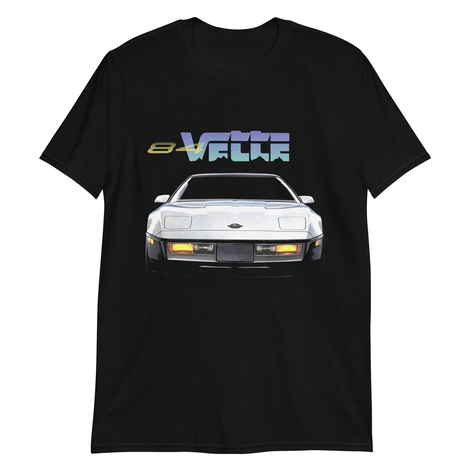 1984 vette C4 84 Vette Retro Aesthetic Nostalgia Short-Sleeve Unisex T-Shirt