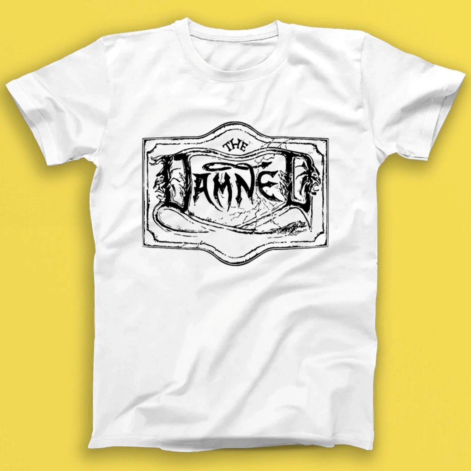 Damned The Black Album Punk Rock Music Gift Tee T Shirt T6032
