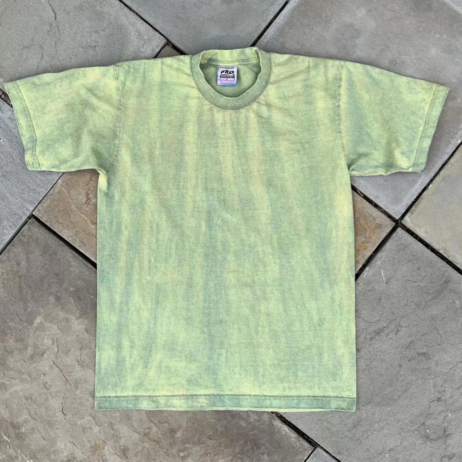 Y2K Multi-Green Over Dye T-Shirt