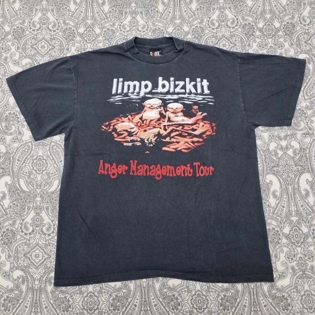 Vintage Limp Bizkit T Shirt Anger Management Tour Size XL Papa Roach Eminem