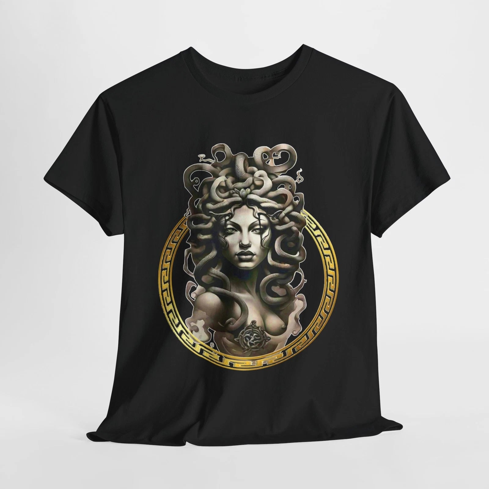 MEDUSA GREEK MYTHOLOGY  TRENDY GRAPHIC T SHIRT Unisex Heavy Cotton Tee