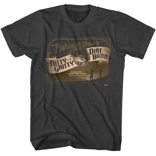 Nitty Gritty Dirt Band Fishin In The Dark Smoke Black T-Shirt