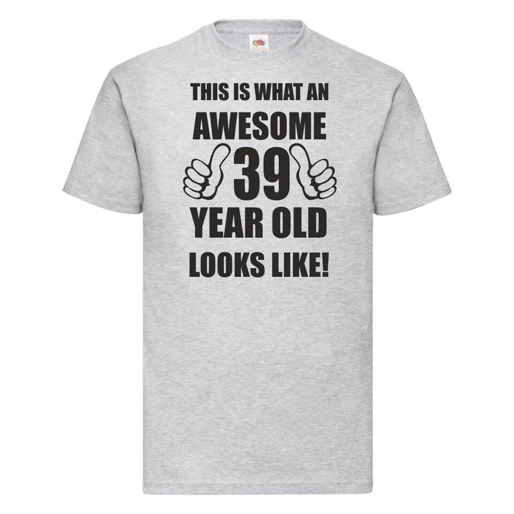 39th 39 Years Old Thirty Eigth Birthday Presents Mens Funny Awesome T-Shirt