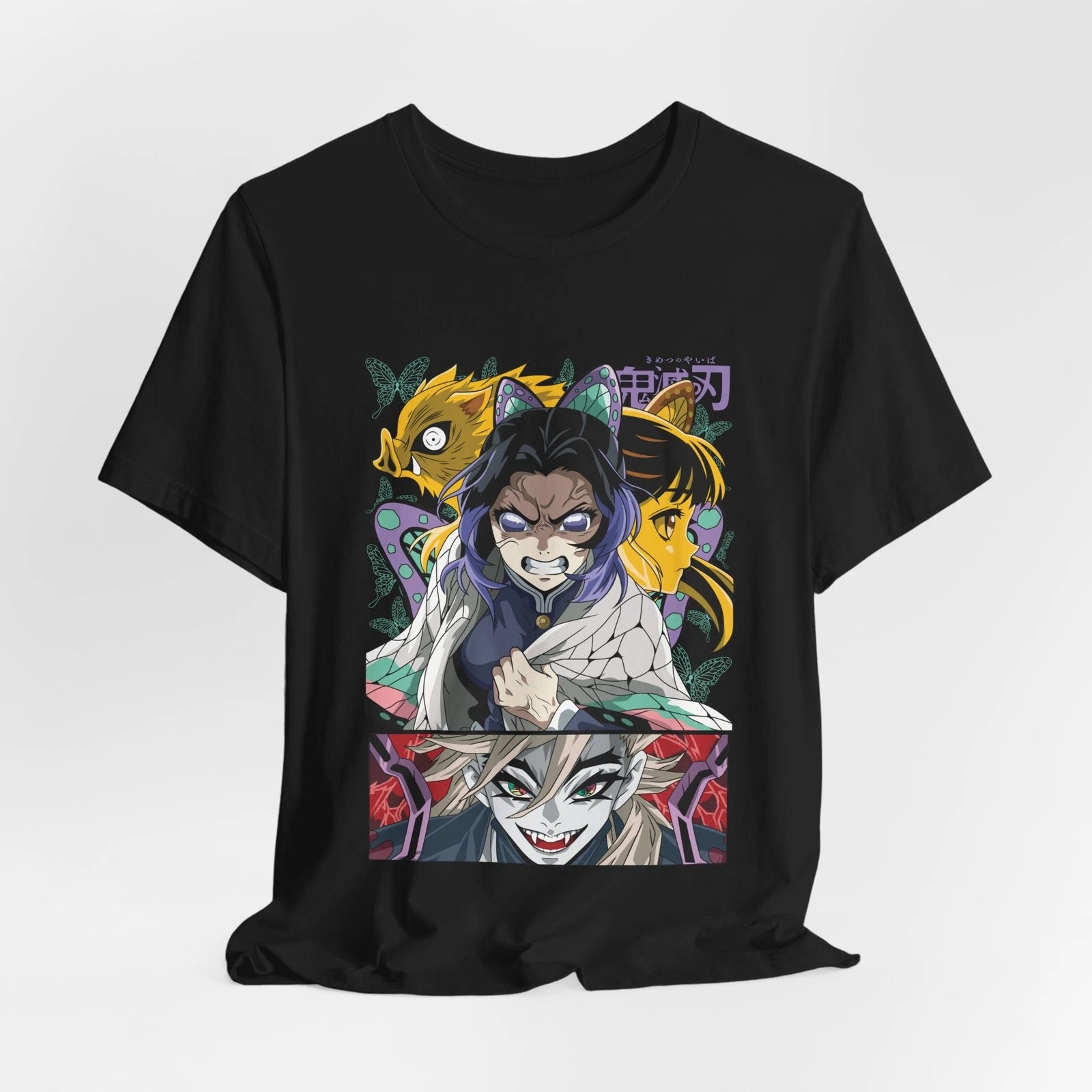 Demon Slayer Anime Characters T-Shirt | Manga Panel Tee