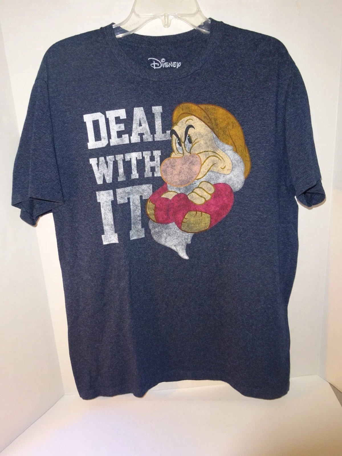 Disney Grumpy “Deal With It” Mens Graphic T-Shirt - L