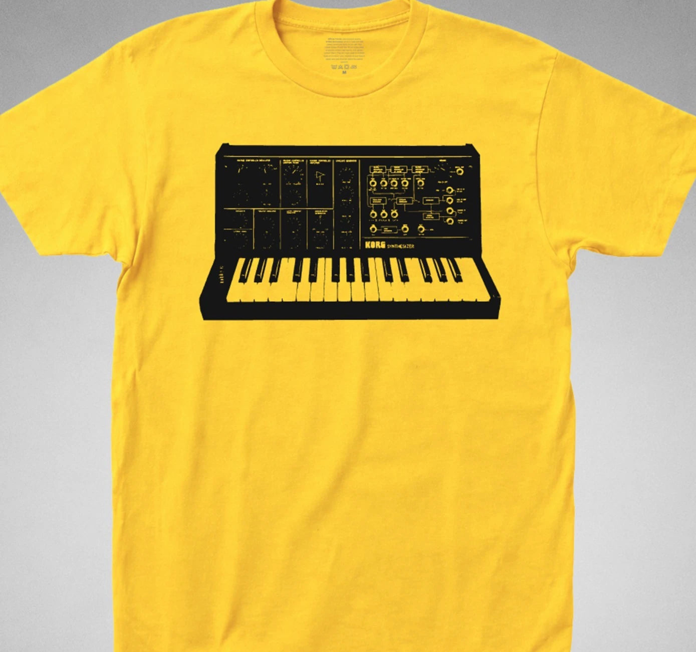 KORG MS-10 Synthesizer T SHIRT analog moog modular arp 80s synth keyboard piano