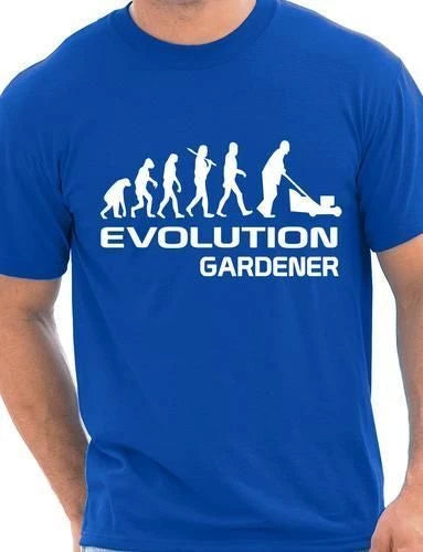 Evolution Of A Gardener  Gift Gardening  Mens T Shirt  Size S-XXL