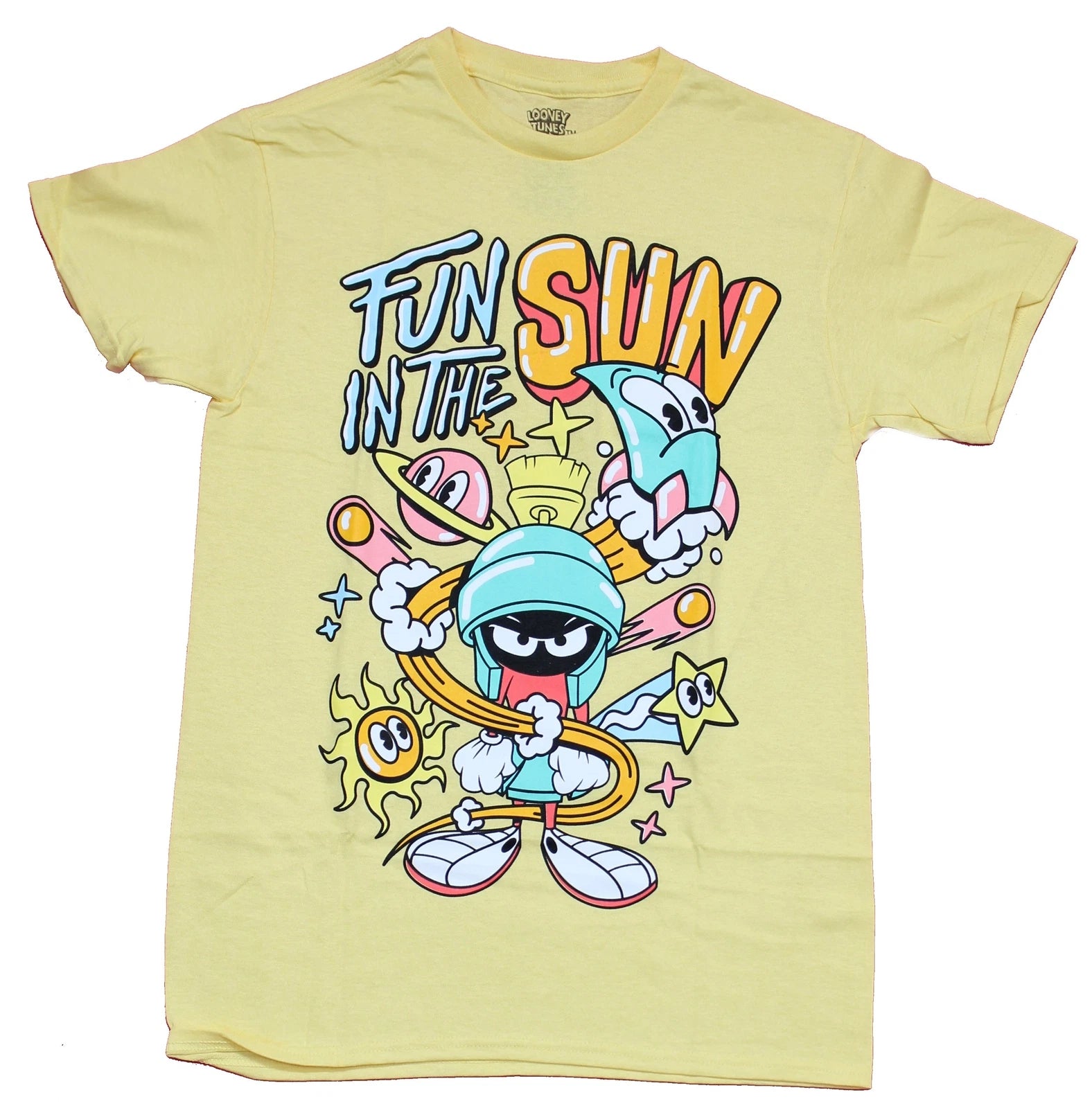 Marvin the Martian Adult New T-Shirt - Fun in the Sun Doddles Pic