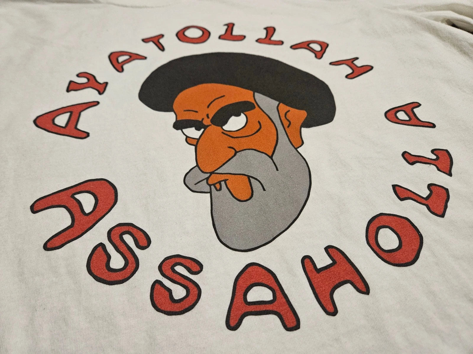 Ayatollah Assaholla Short Sleeve T-Shirt Ruhollah Khomeini