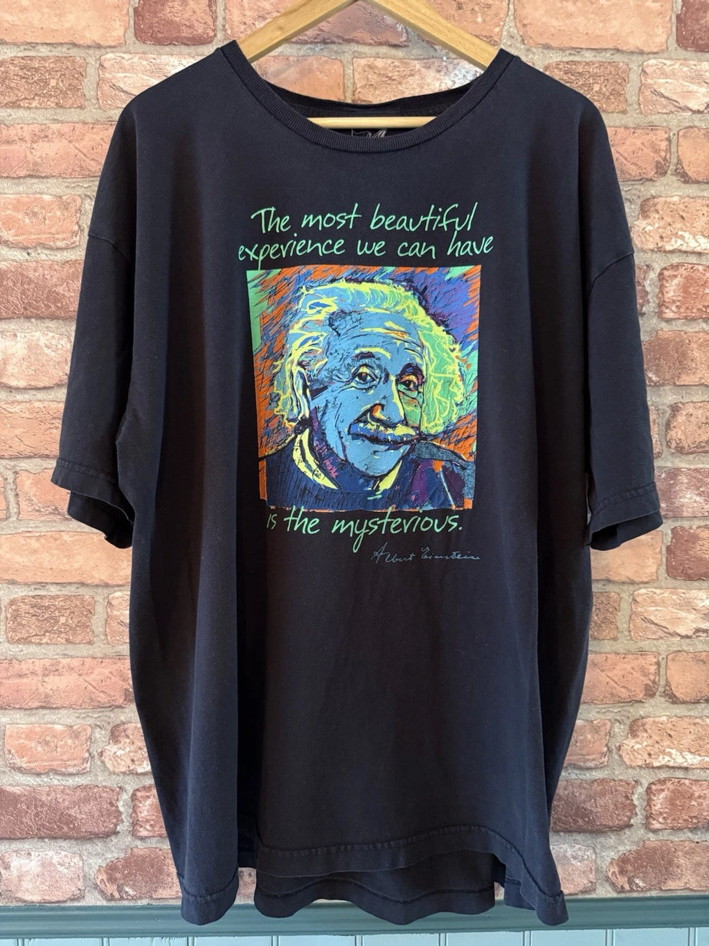 Vintage Albert Einstein Pop Art T-shirt - Size Xxxl