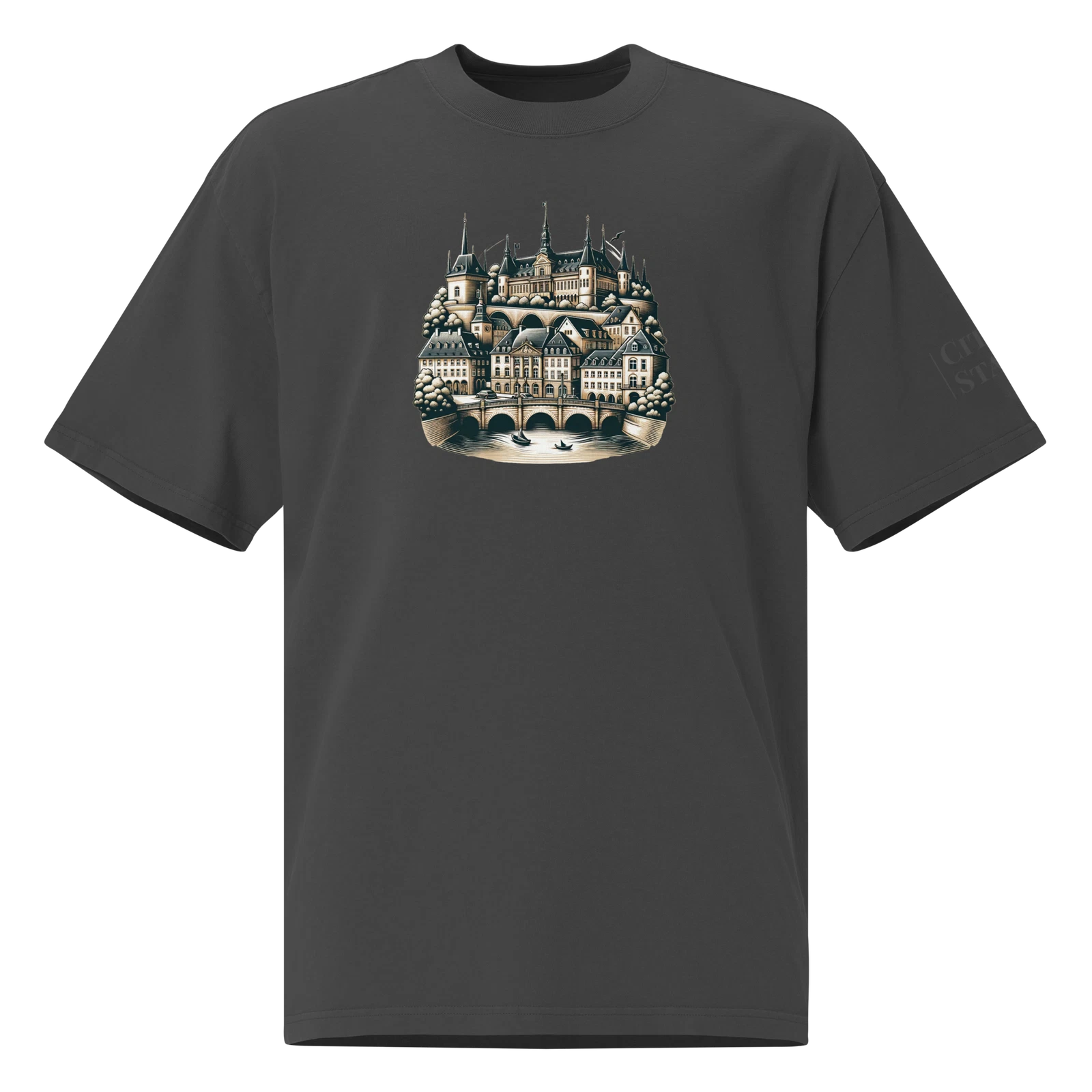 Oversized faded t-shirt (LUXEMBOURG)