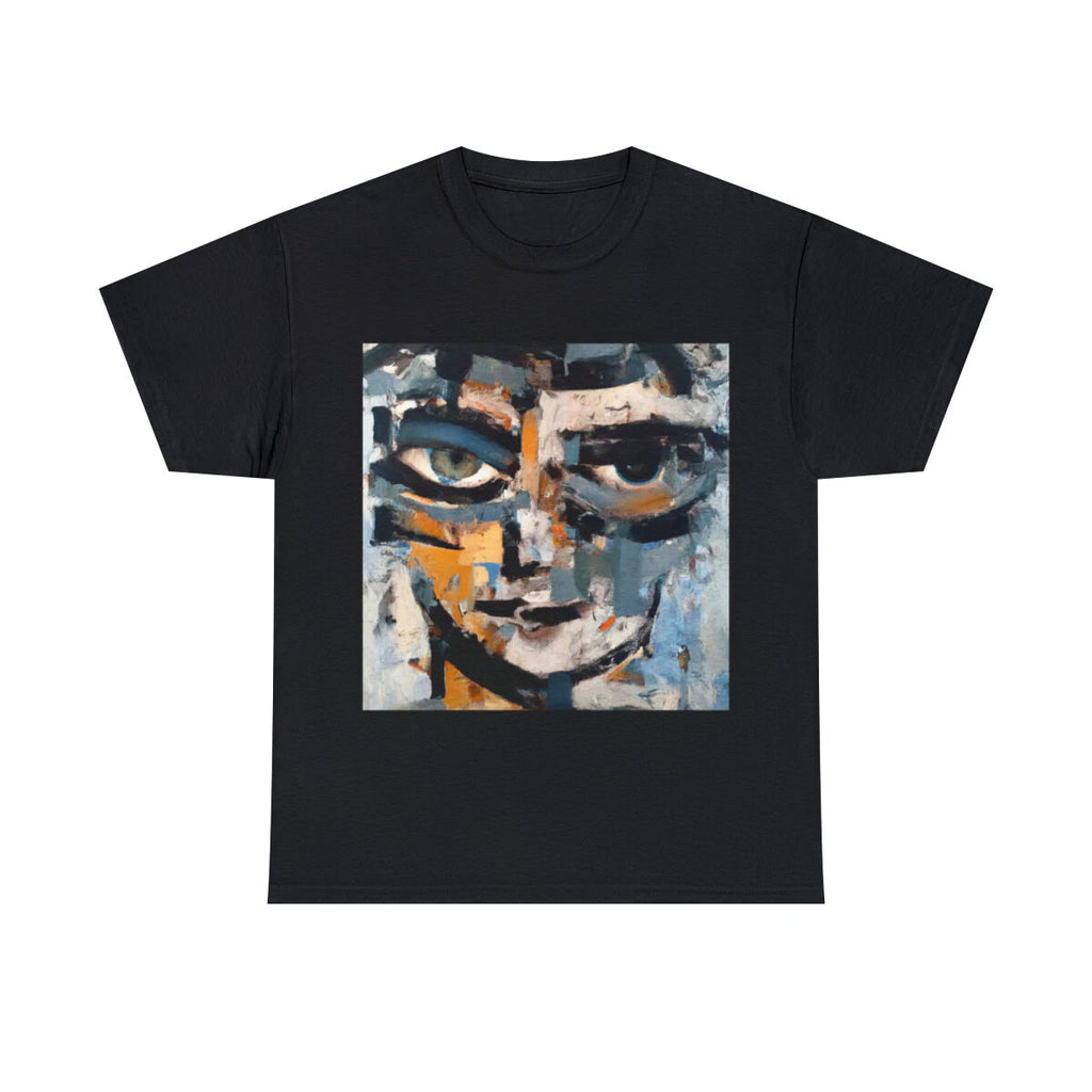 Fine Art T Shirt Unisex Adult Face Abstract Painting Pop Art Streetwear Retro