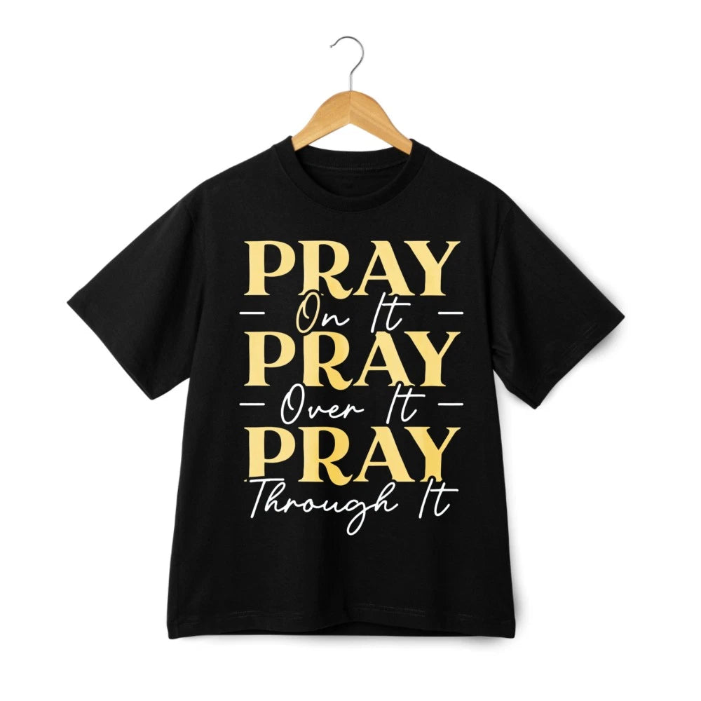 Motivational PRAY Graphic Tee | Unisex Christian Apparel for Men & Women