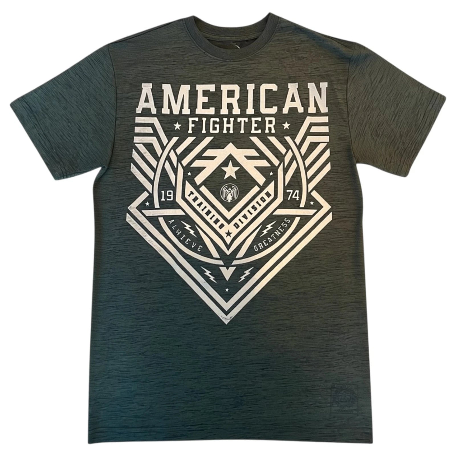 New Men's American Fighter Premium Athletic MMA Black T-Shirt XS-4XL