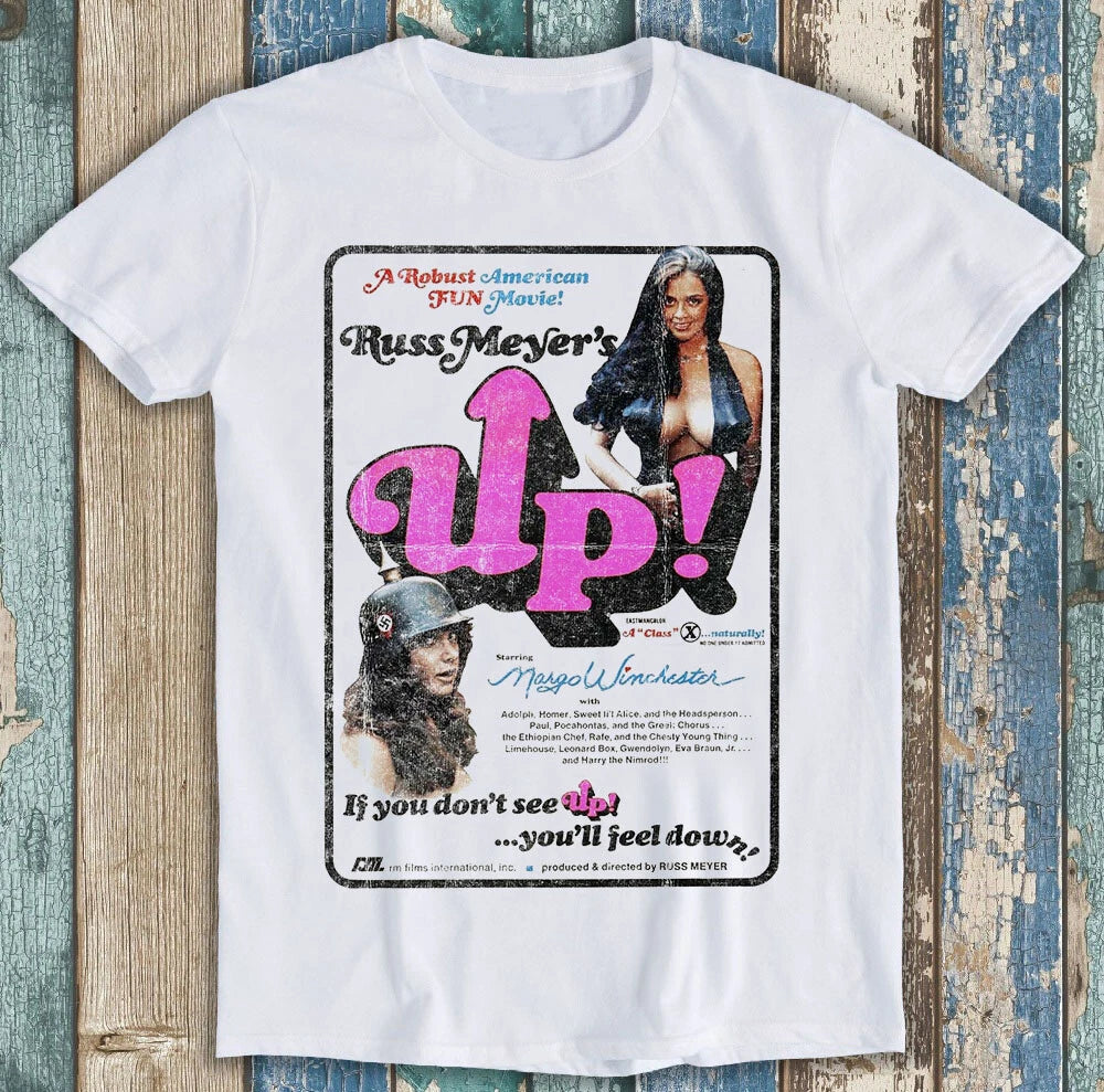 Russ Meyer Pin Up Sexy Girl Faster Pussycat Movie Funny Gift Tee T Shirt 2153