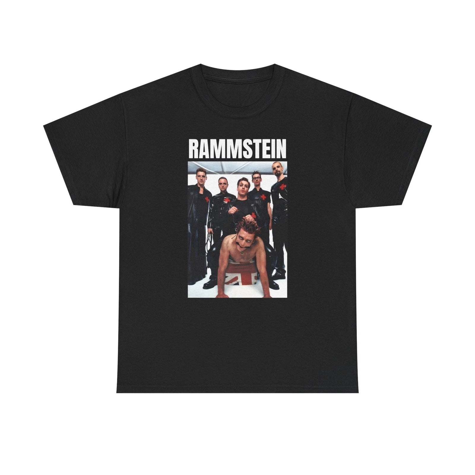 Rammstein T Shirt Rock Metal Goth Graphic Tee Unisex Vintage 90s style