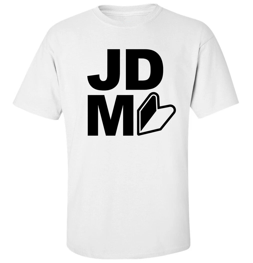 Jdm Japanese Car Lifestyle Logo Trendy Printed Cotton Men's T-shirt Top Tee