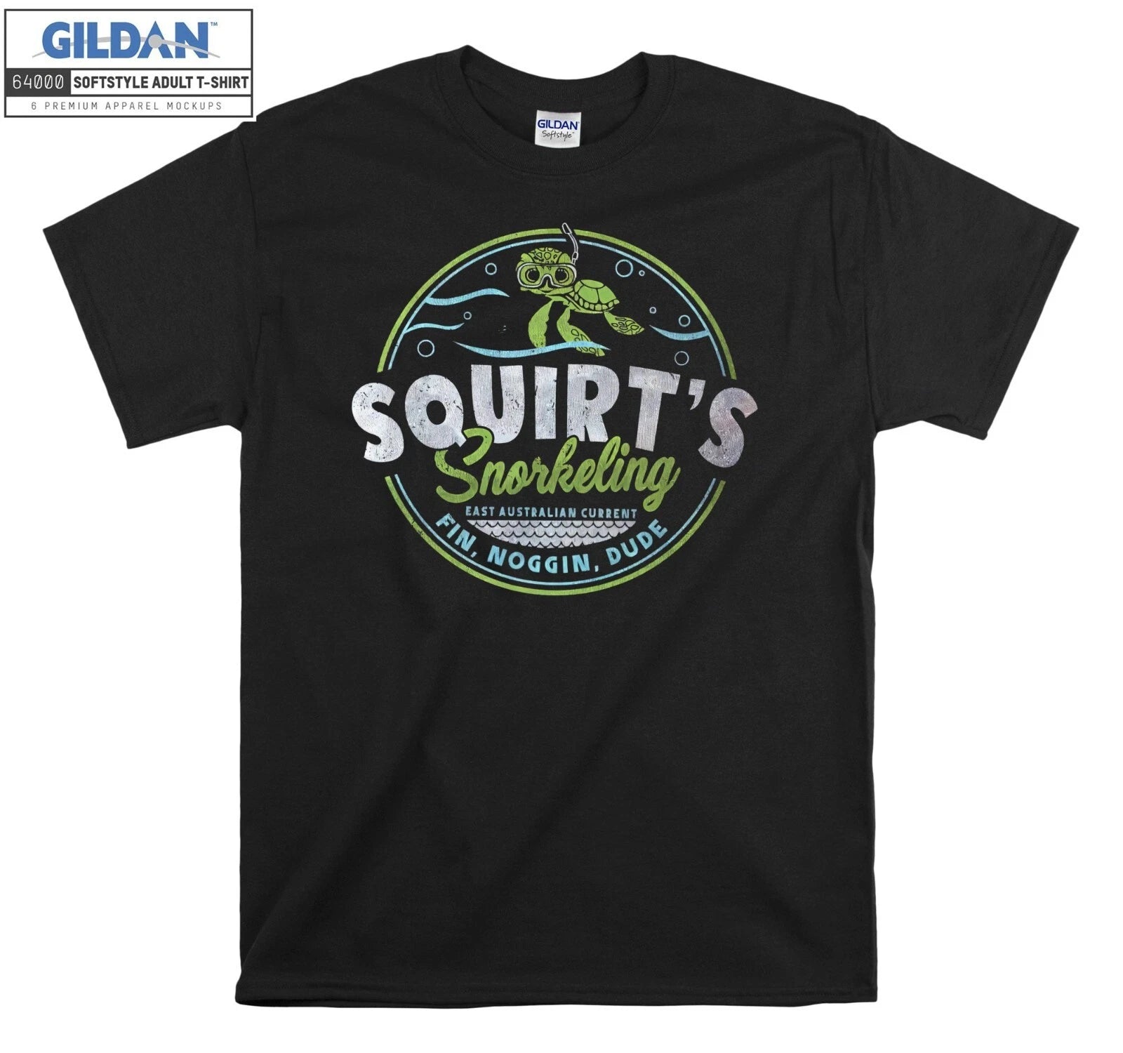 Retro Disney Finding Nemo Squirts Snorkelin Hoodie Tshirt Men Women Unisex AC485