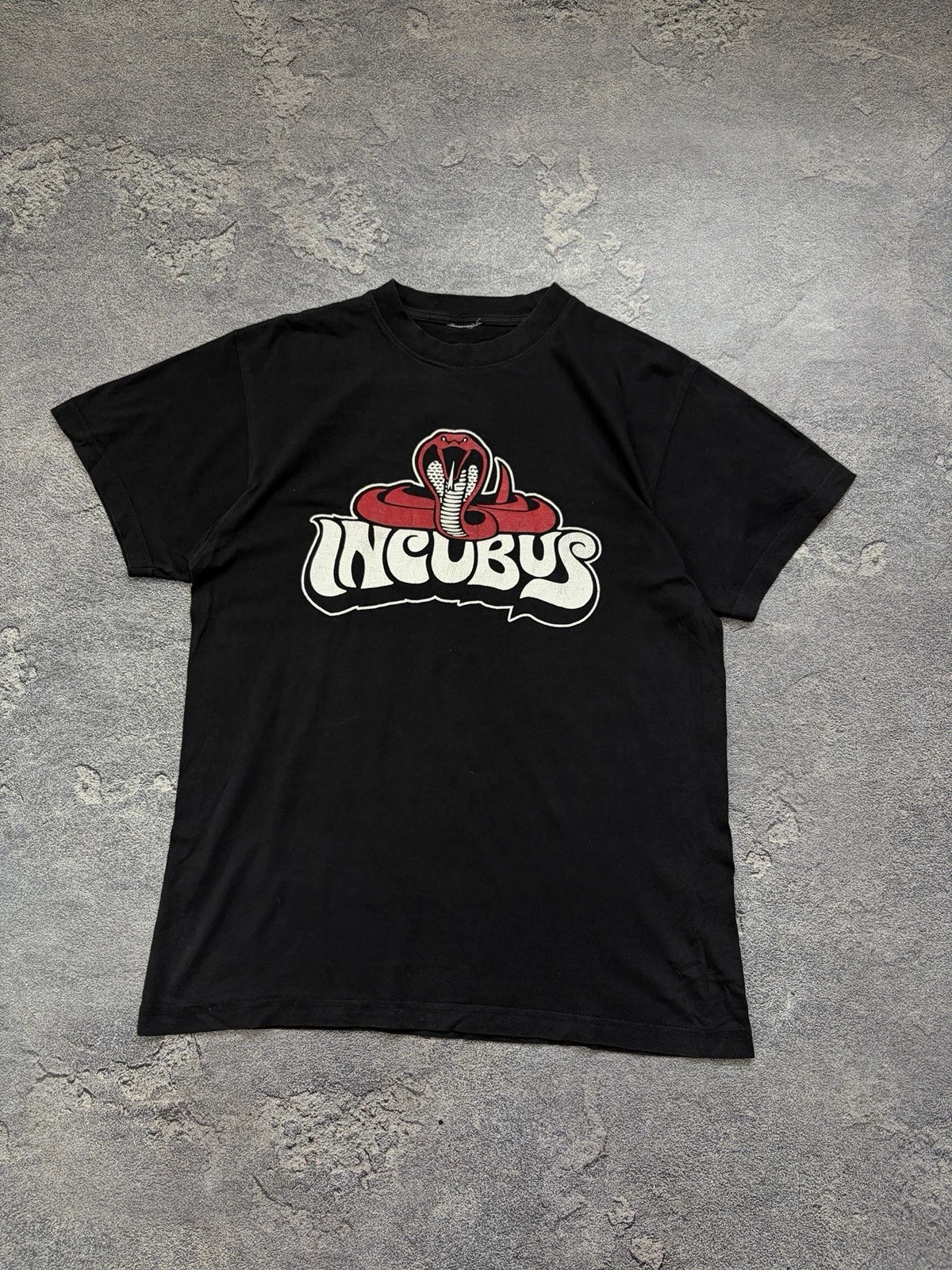 Vintage 2000s Incubus Cobra Band T Shirt Black Y2K Alternative Rock Band Tee L