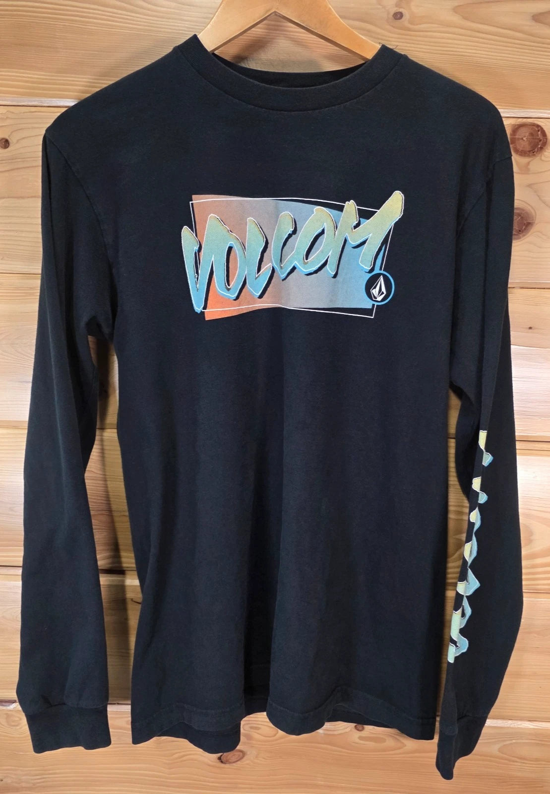 Vintage Y2K Volcom Long Sleeve Shirt Men Medium Surf Skater Grunge