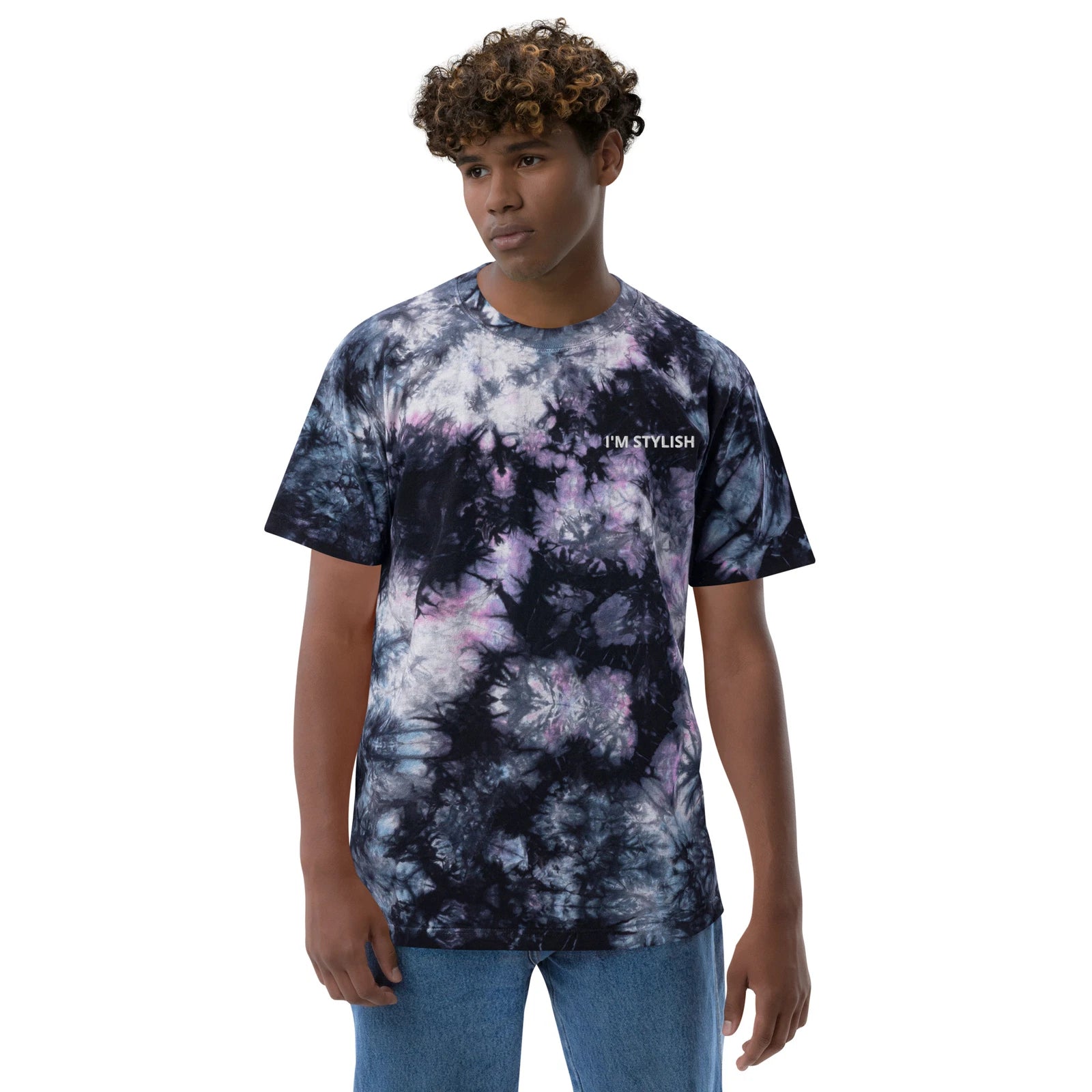 Embroidered, Oversized t-shirt, I'm Stylish, Trendy, Big t-shirt, TikTok