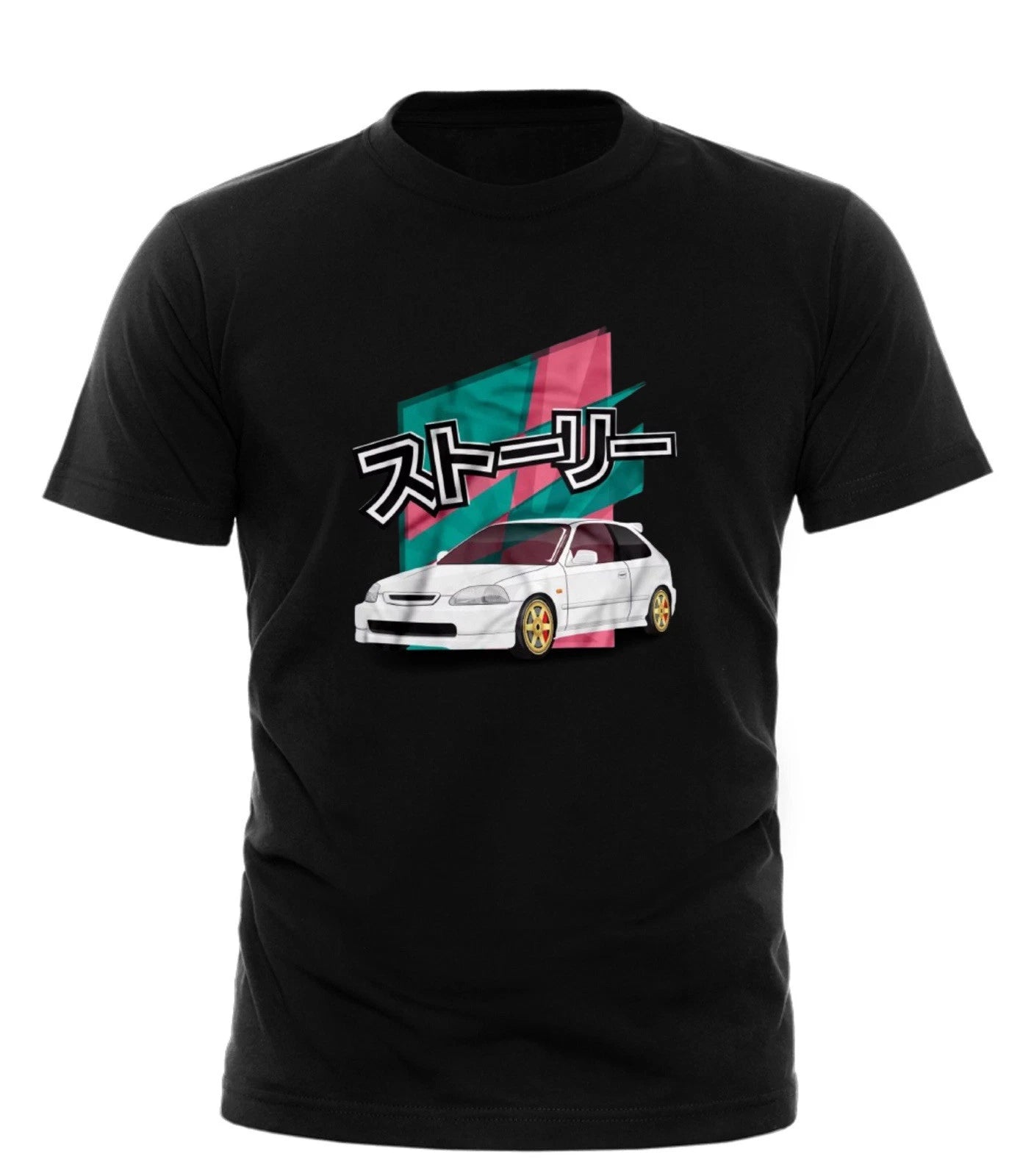 Honda Civic Ek9 JDM Legends Funny Novelty Drift Car Motorsport Euro DUB T-Shirt