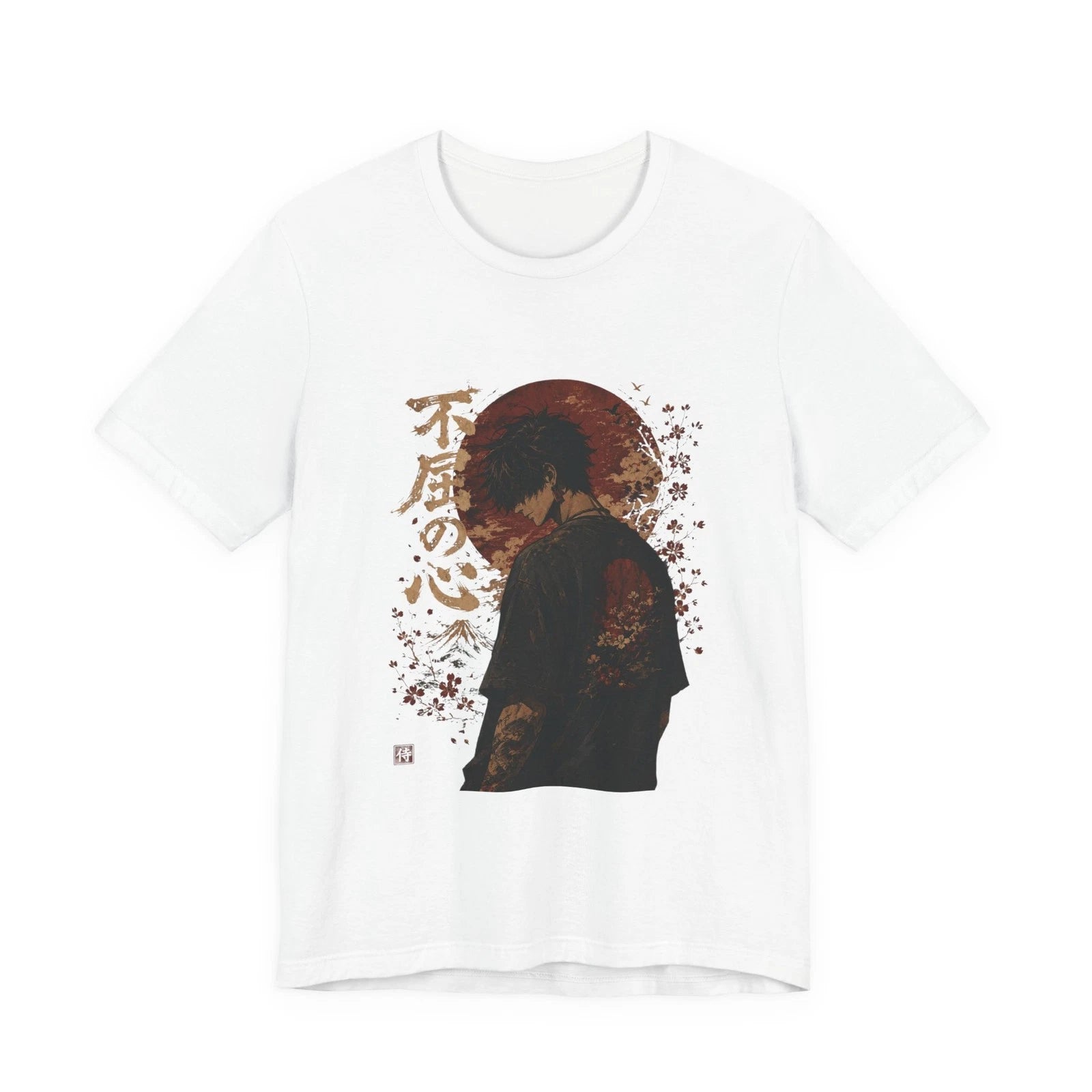 Samurai Silhouette Tee | Japanese Ink Sun, Kanji Tattoo Design