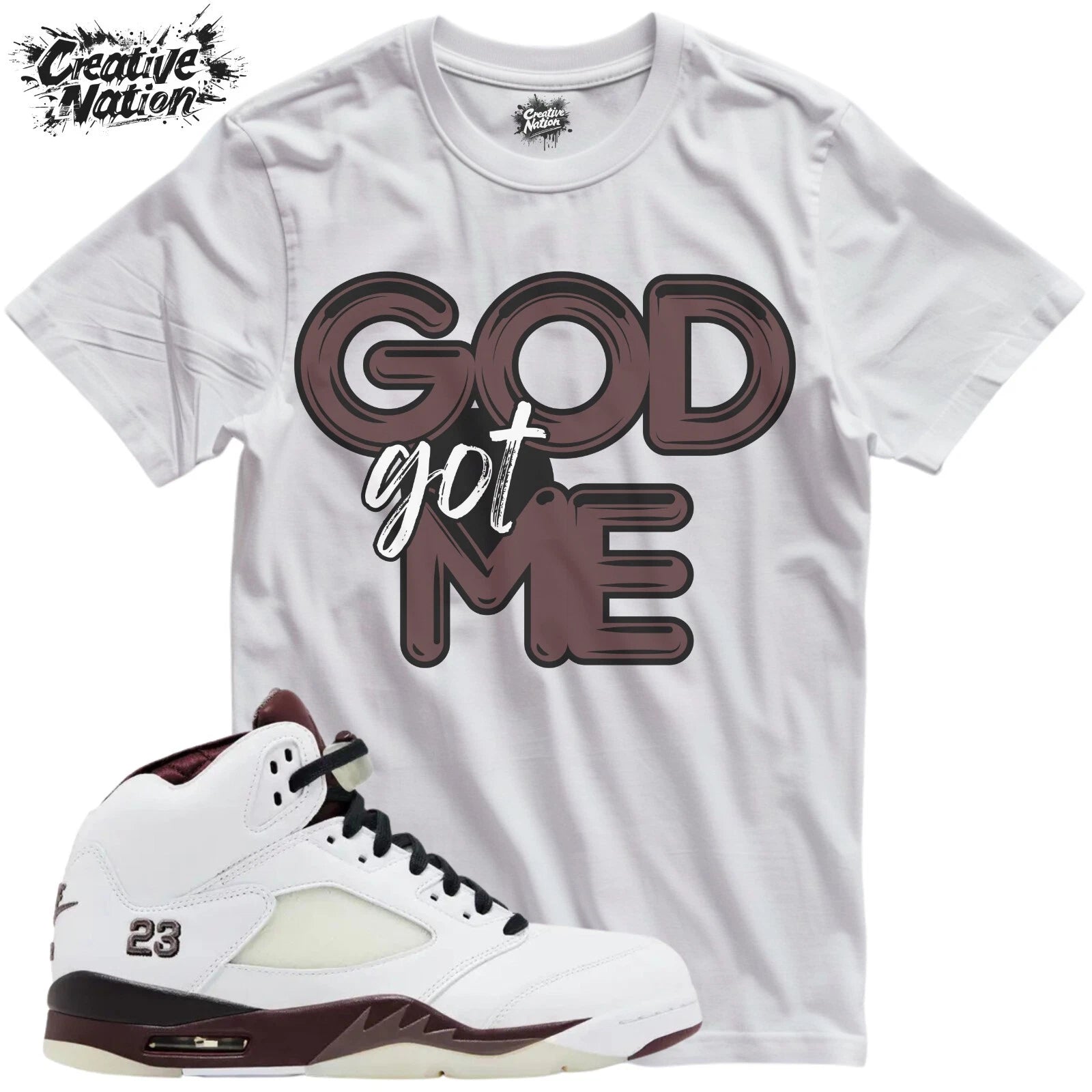 Shirt To Match 5 Burgundy Crush Unisex Tee GOD Got Me Shirt