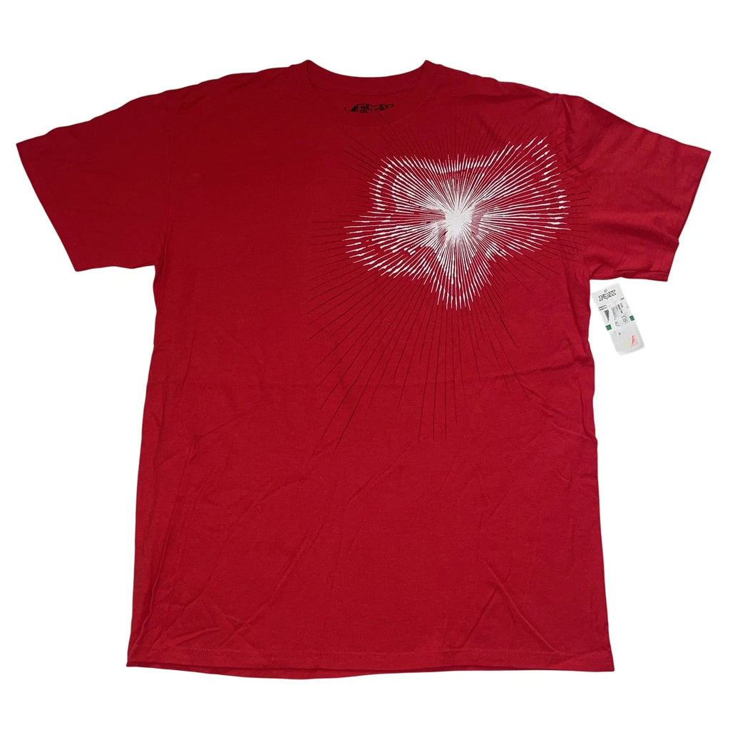 Vtg Fox Racing Shirt Mens L Y2K Red Burst Graphic Tee Motocross BMX Skate NWT