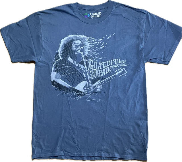 GRATEFUL DEAD-Jerry GARCIA-BLOWN AWAY-T-SHIRT S-M-L-XL-2X VINTAGE,No Longer Made