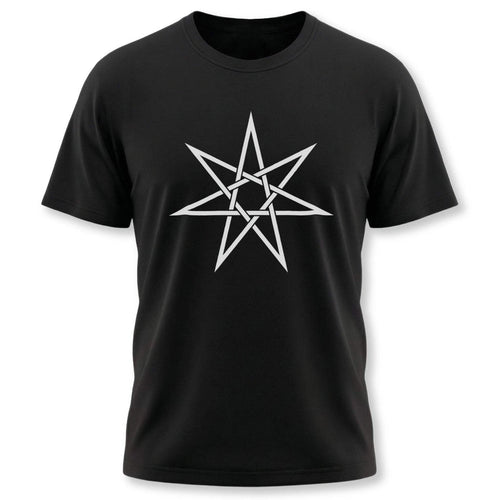 7-Pointed Star Heptagram T-Shirt | Mystical Streetwear Unisex Graphic Tee