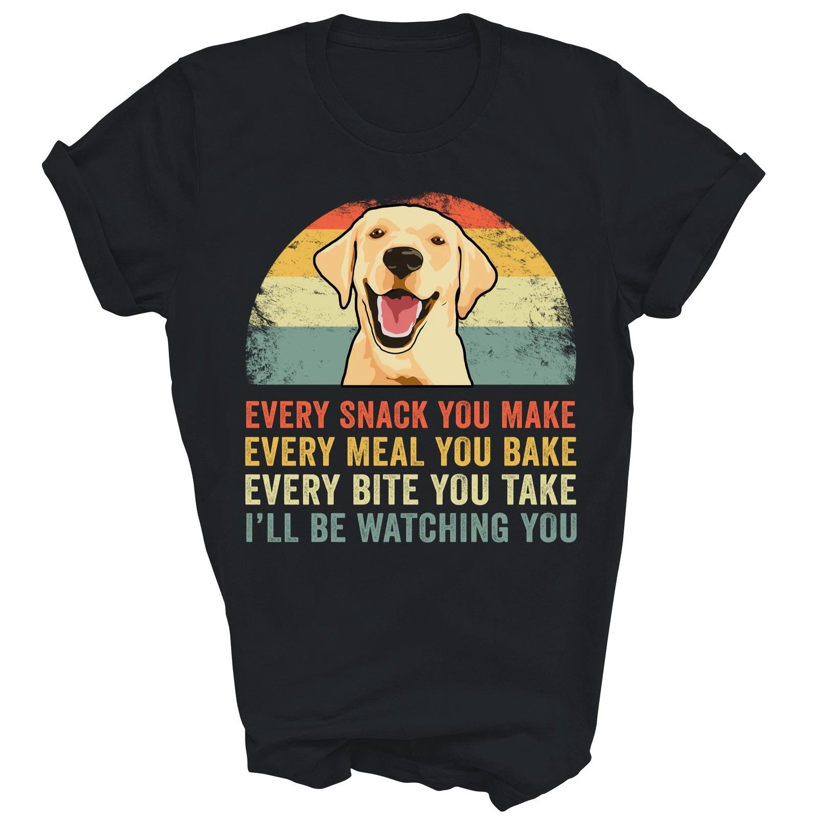 Yellow Labrador Lab Dad Retriever Unisex Shirt Gift T-Shirt