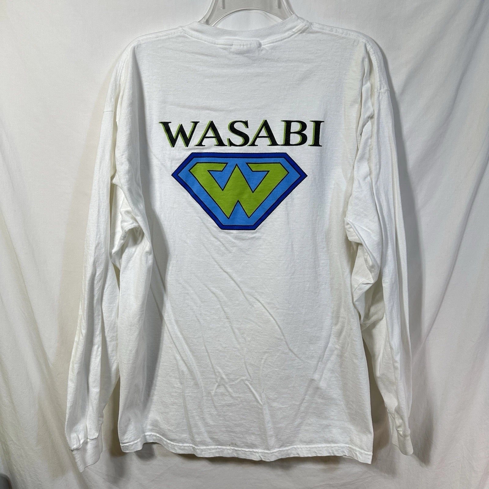 Vintage Nautical Yacht Racing Long Sleeve T-Shirt Wasabi 15107 Y2K XL Boat Tee