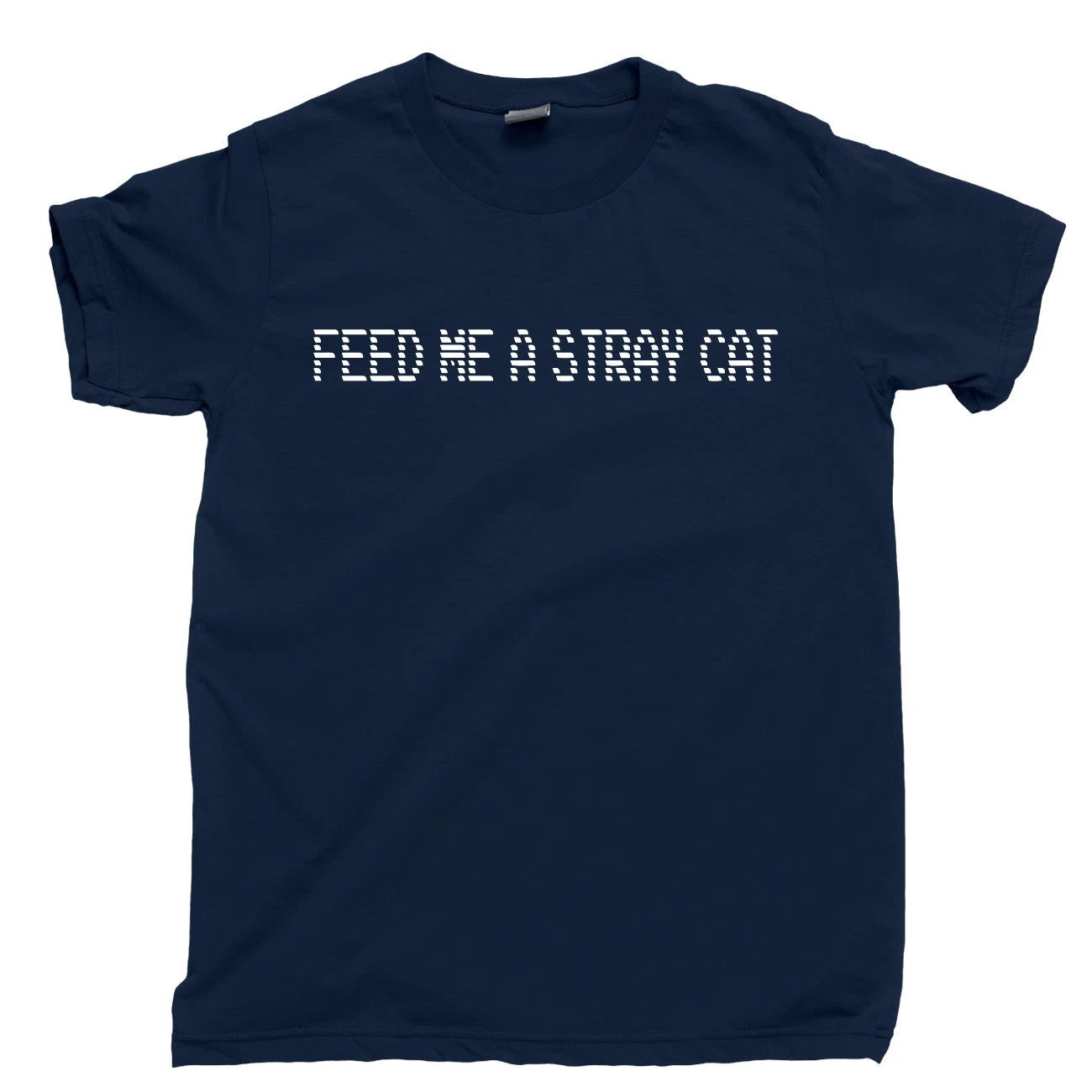 Feed Me A Stray Cat T Shirt Return Some Videotapes American Psycho Dorsia Tee