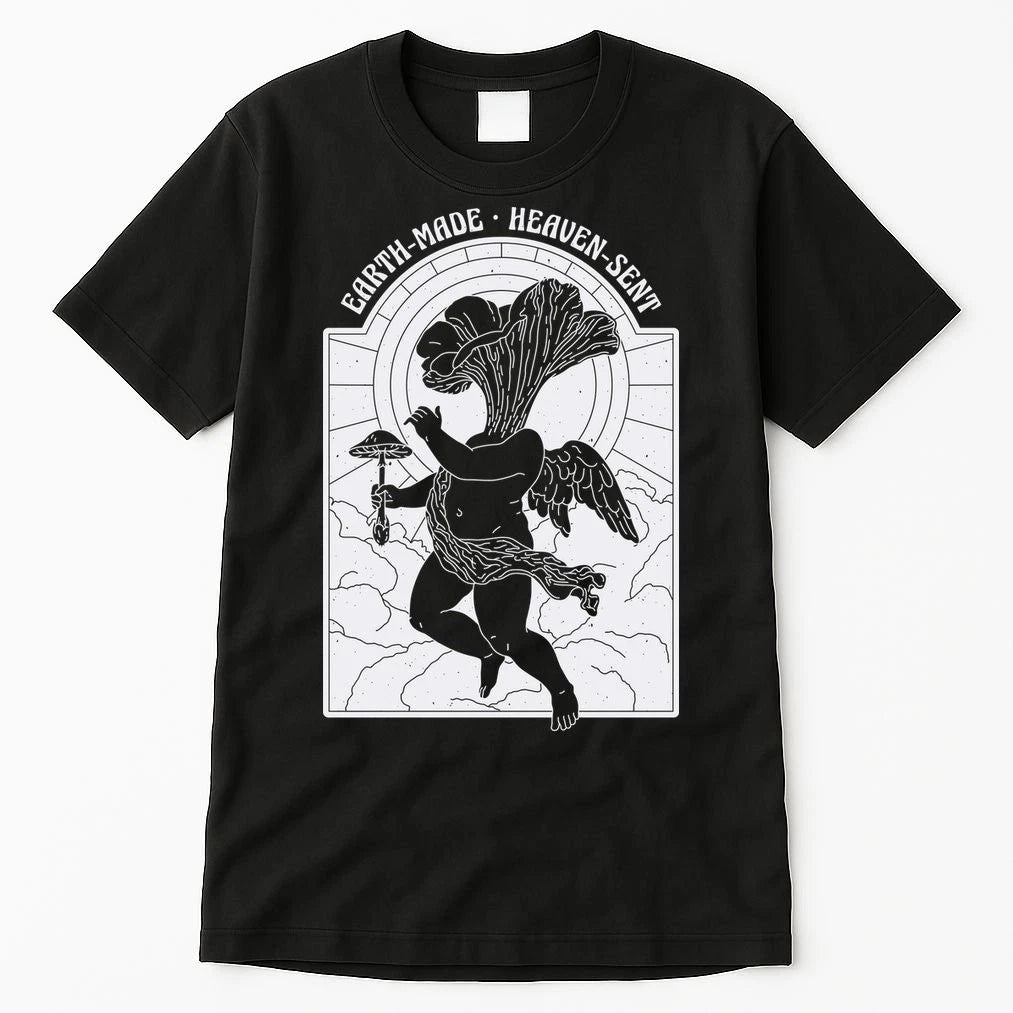 Angel Earth Made Mushroom Tall T-Shirt
