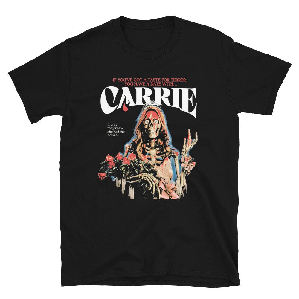 CARRIE - Unisex T-Shirt 1976 Horror Movies Supernatural Halloween C@@L!!